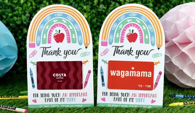 Show Your Gratitude with a Printable Teacher Appreciation Gift Card Holder