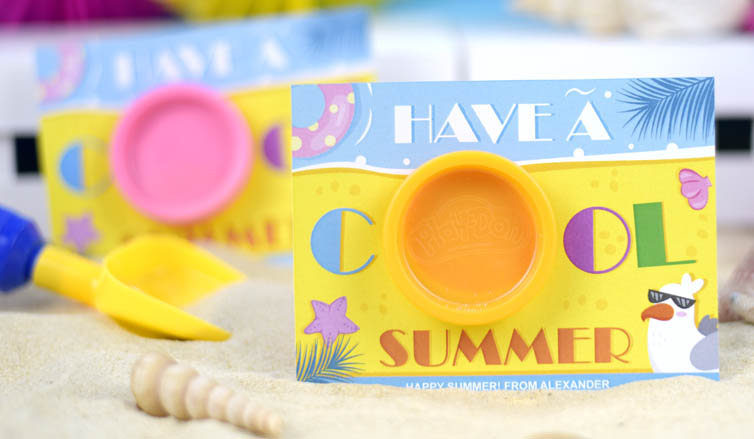 End of Term Gift Idea: Cool Summer Play Doh Holders!