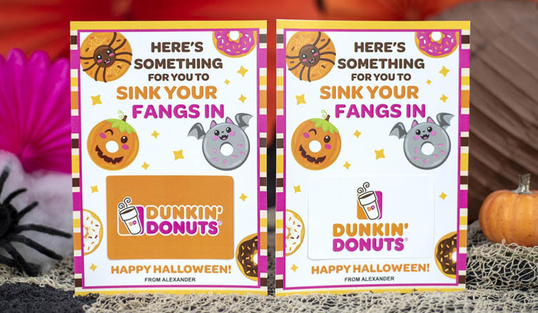 Donut Fright, Our Halloween Card Holders are a Teacher's Delight!