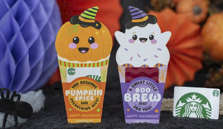 Brew up Some Fun with our Halloween Coffee Card Holders!