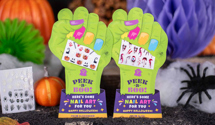 Graveyard Glam: Nail the Halloween Vibe with Zombie Hand Holders!