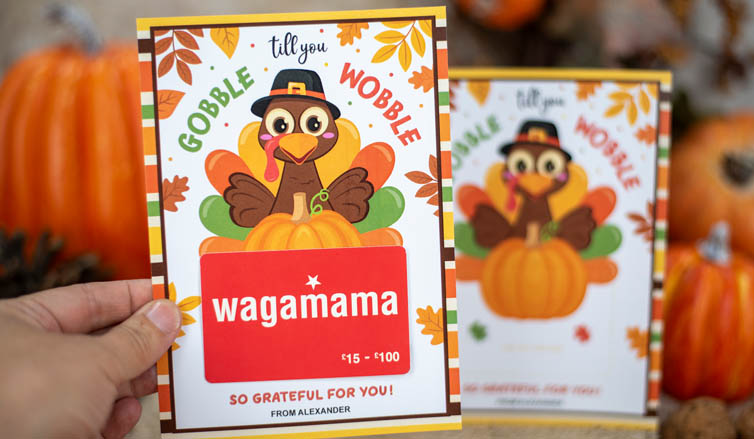 Gobble Up Gratitude: The Ultimate Thanksgiving Card Holder!