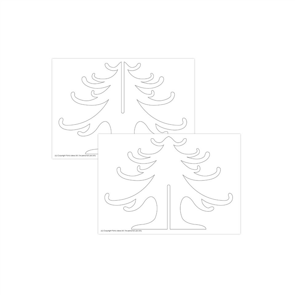 Gingerbread Christmas Tree Template