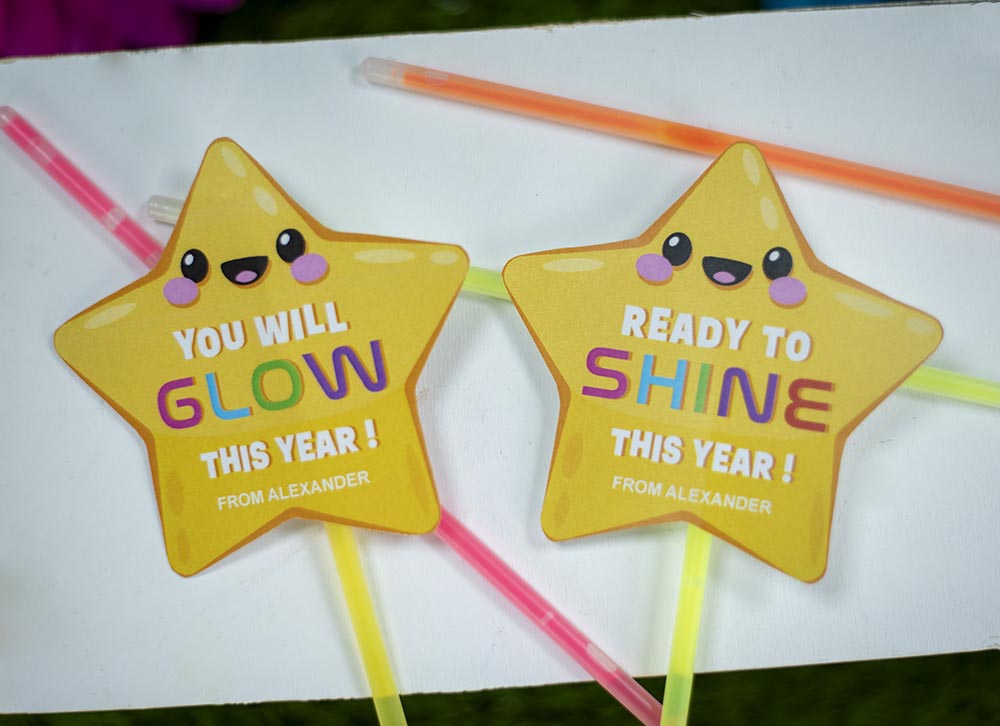 Light Up Back to School with Unique Printable Star Tags | Teacher's ...