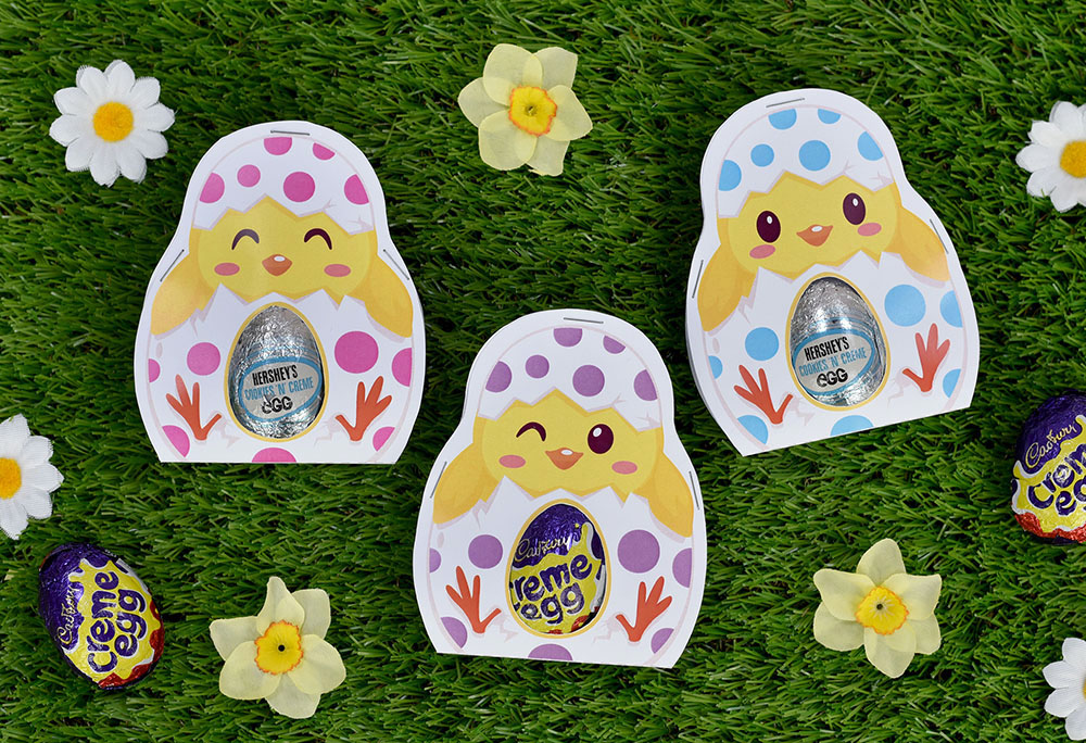 3 printable egg holders for Easter
