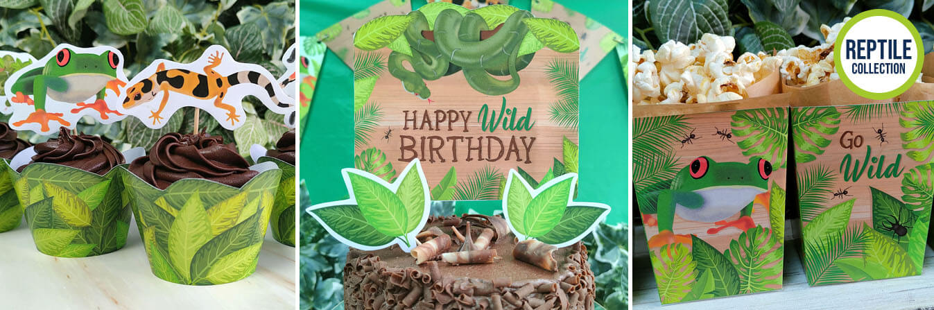 reptile party printables